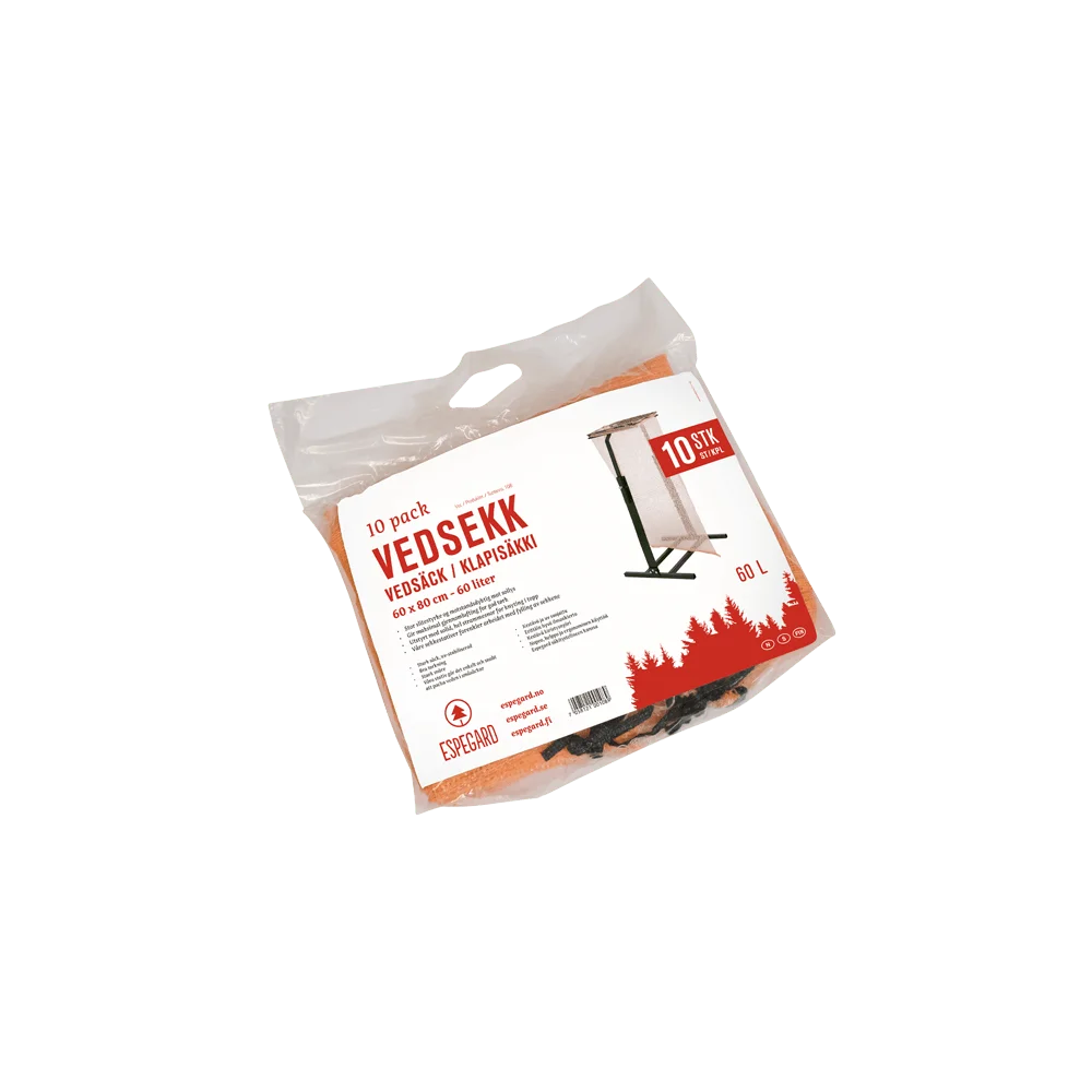 Espegard Vedsekk 10 pakn 60 liter